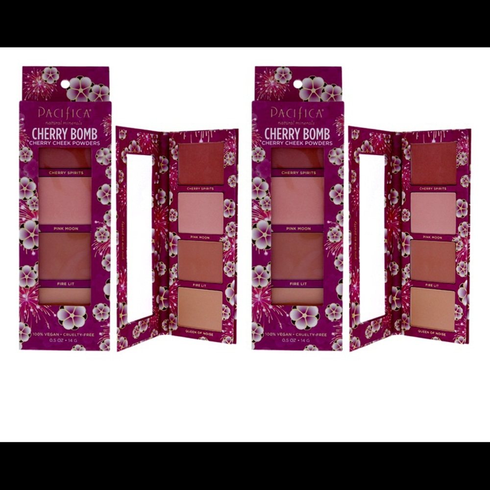Pacifica Cherry Bomb Cherry Cheek Powders Blush Palette